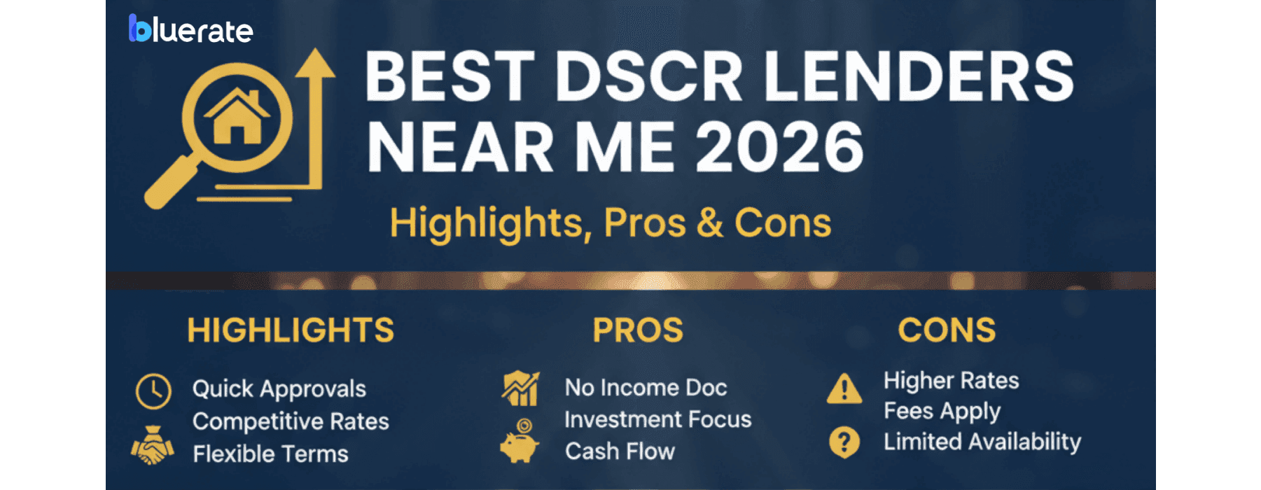 Best DSCR Lenders Near Me 2026: Highlights, Pros & Cons