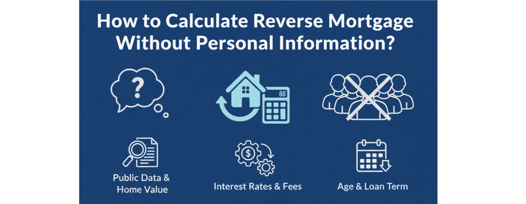 How to Calculate Reverse Mortgage Without Personal Information?